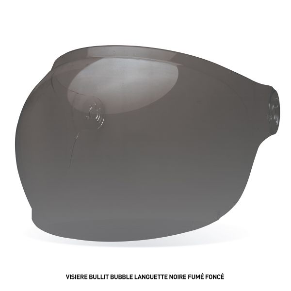 Bell Bullit Bubble Visor with Black leather Tab
