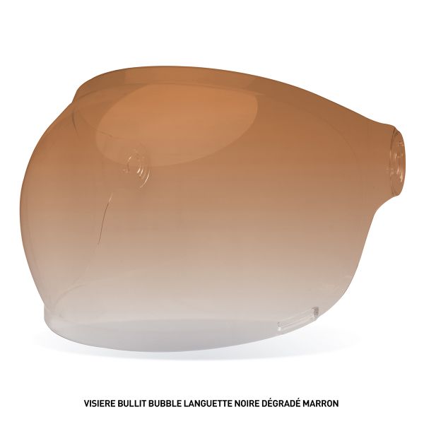 Bell Bullit Bubble Visor with Black leather Tab