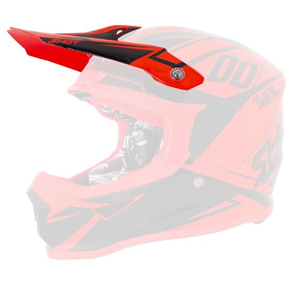 Visors SHOT Furious Alert Neon Orange Visor