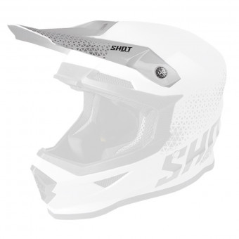 Visors SHOT Visor Furious Raw White Black