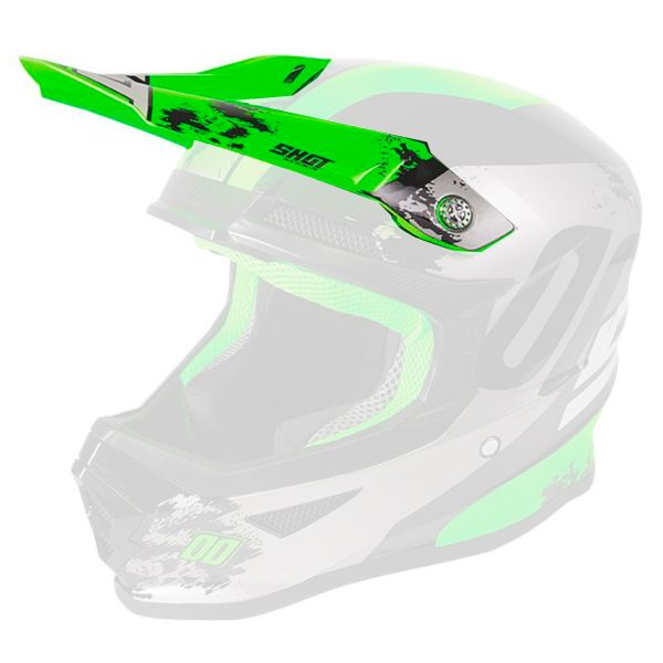 Visors SHOT Visor Furious Shadow Neon Green Kid