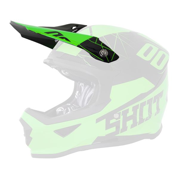 Visors SHOT Visor Furious Spectre Neon Green