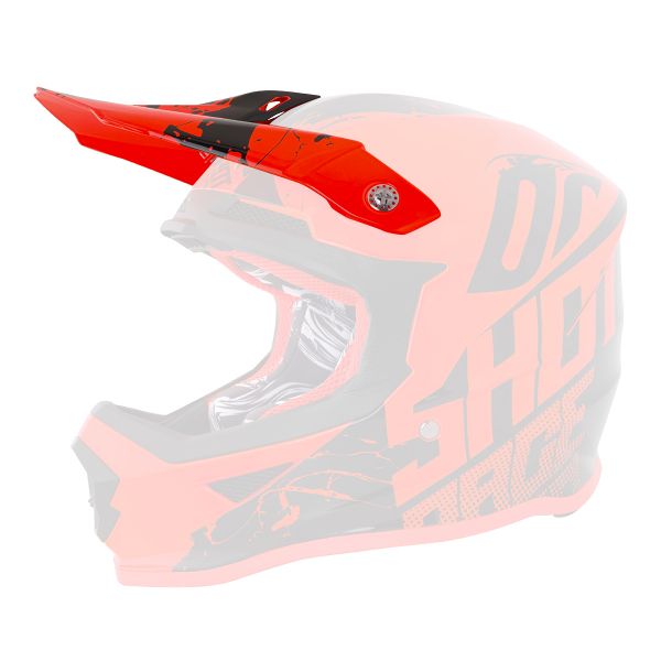 Visors SHOT Visor Furious Venom Neon Orange