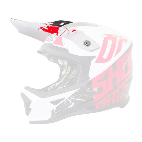Visors SHOT Visor Furious Venom Black Red