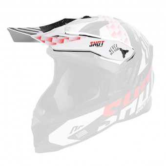 Visors SHOT Visor Lite Rush Black Red Visors SHOT Visor Lite Rush Black Red