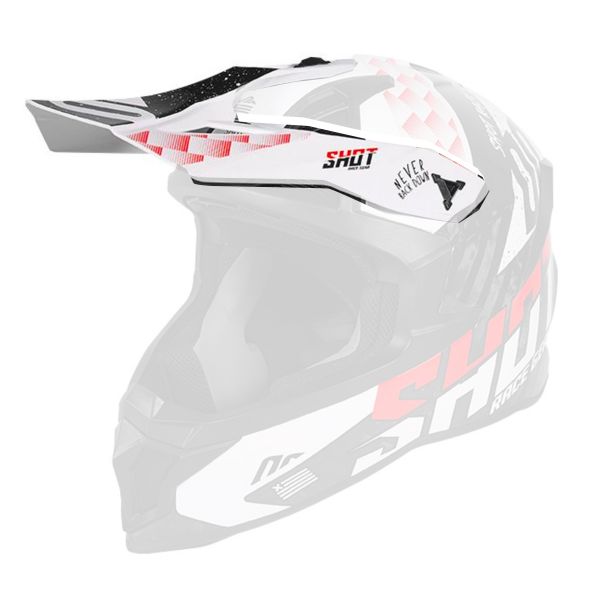Visors SHOT Visor Lite Rush Black Red
