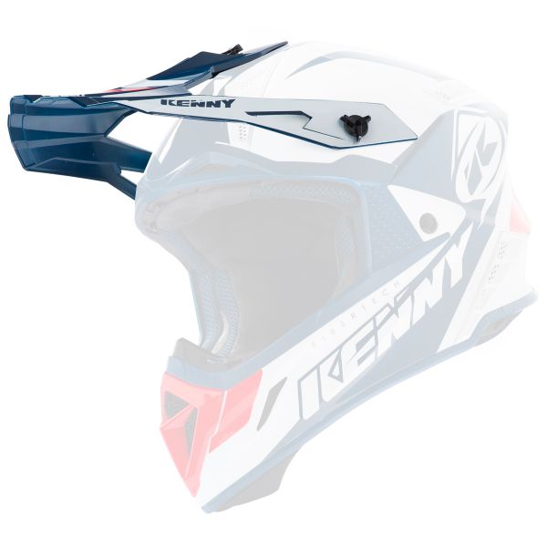 Visors Kenny Visor Trophy 2019 White Red Navy