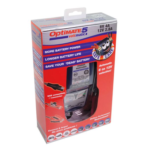 Tecmate Optimate 5 Voltmatic - 6v and 12v