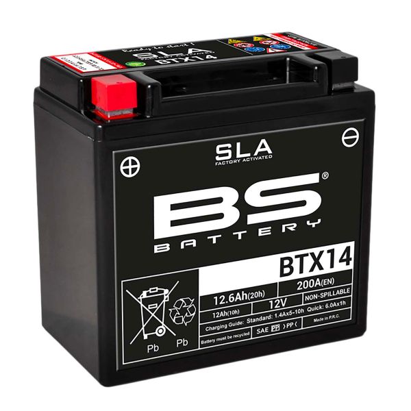 Batteries BS Battery BS Battery BTX14 SLA