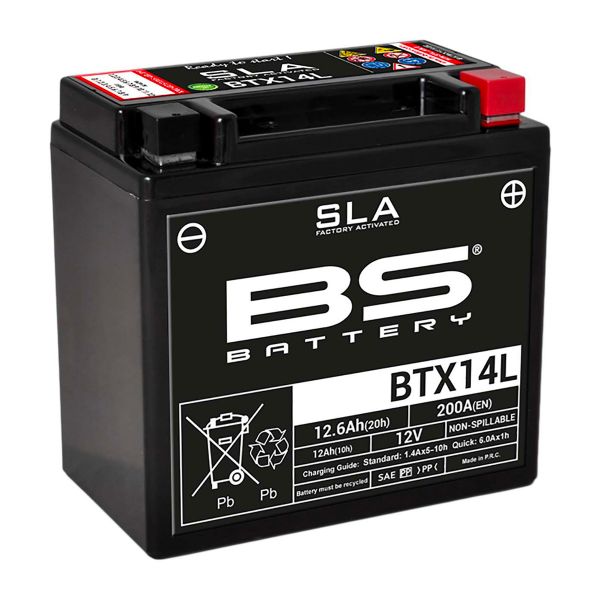 Batteries BS Battery BS Battery BTX14L SLA