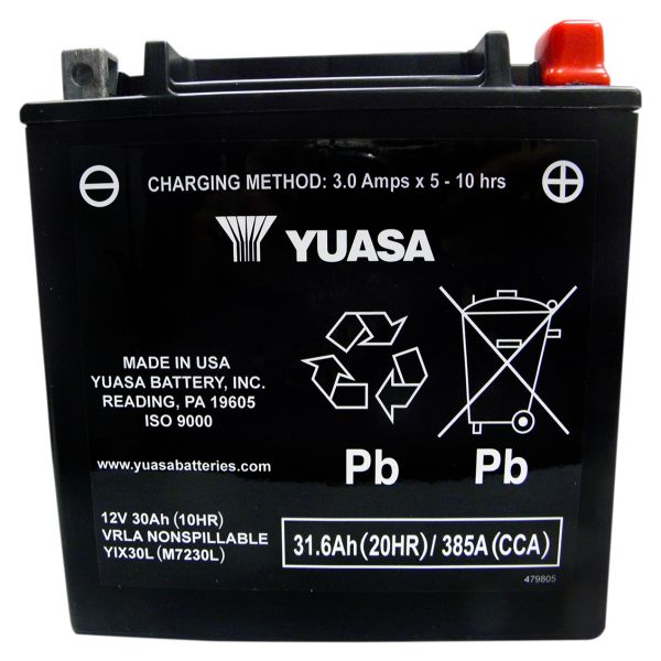 Battery Yuasa YIX30L-BS (1.4 L) ready to ship | iCasque.co.uk