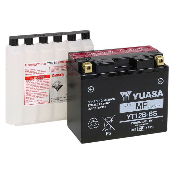 Batteries Yuasa YT12BBS (0.52 L)