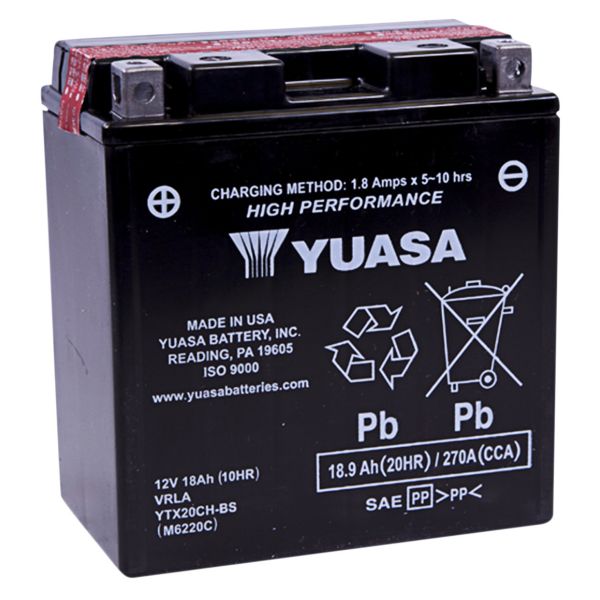 Batteries Yuasa YTX20CH-BS (0.82 L)