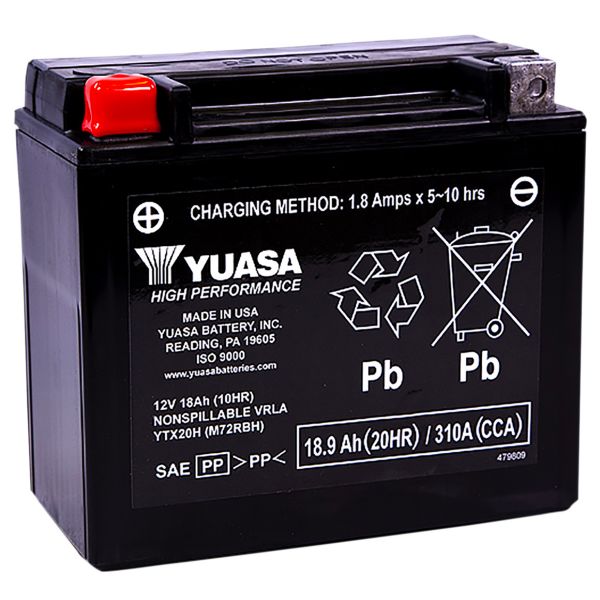 Batteries Yuasa YTX20H FA