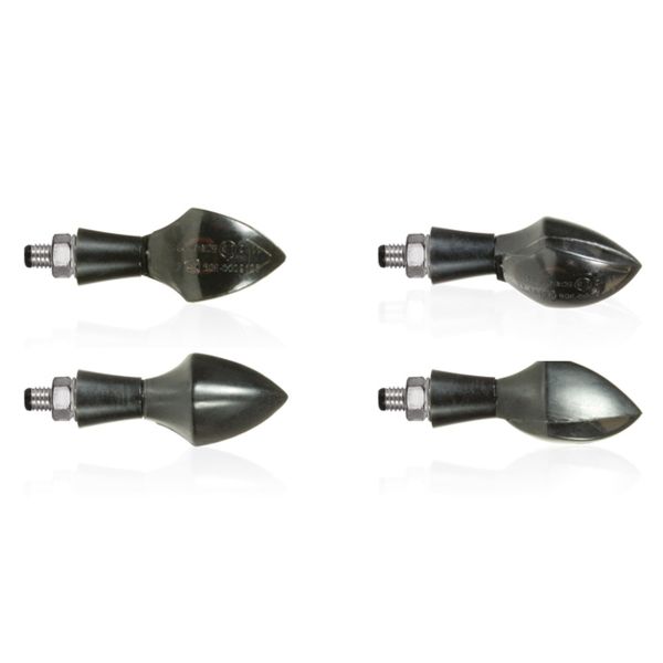 Motorcycle and Scooter Turn Sign Chaft Akka Black