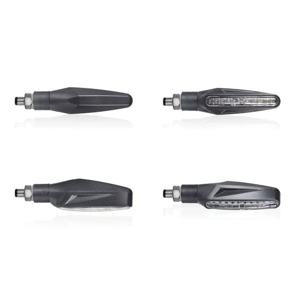 Motorcycle and Scooter Turn Sign Chaft Stemer Black