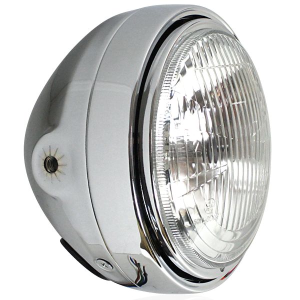 Motorcycle Lights and Headlights Chaft Glam Chrome
