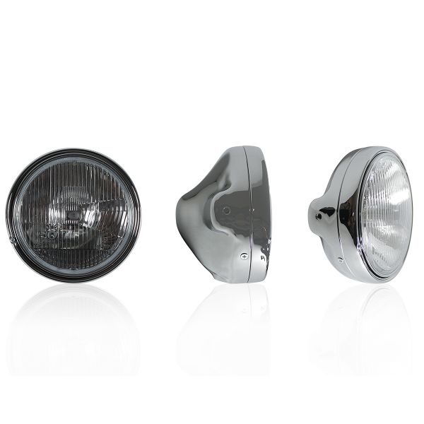 Motorcycle Lights and Headlights Chaft Hush Black