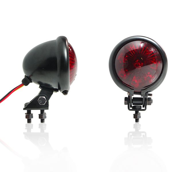 Motorcycle Lights and Headlights Chaft Spurs Black Motorcycle Lights and Headlights Chaft Spurs Black