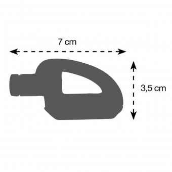 Chaft Led Jordan Matt Black