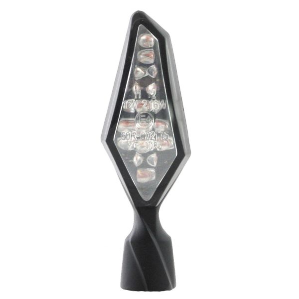 Motorcycle and Scooter Turn Sign Chaft Draft Black