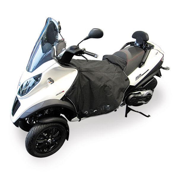 Protège-mains Pour Guidon Piaggio MP3 300/400/500 - Plastique ABS Noir, Paire - Protection Contre Vent Et Projections