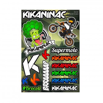 Motorcycle Accessories Kikaninac Stickers Broccoli