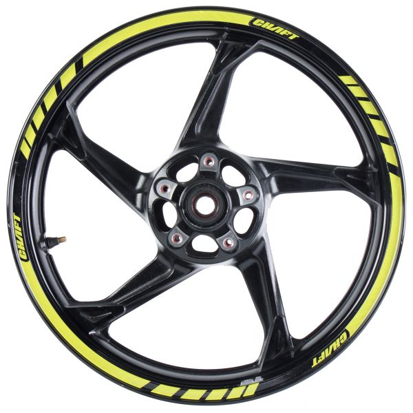 Stickers Chaft Wheel Strip Rim Tape Deluxe Yellow Stickers Chaft Wheel Strip Rim Tape Deluxe Yellow