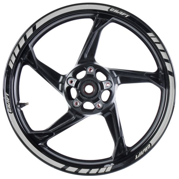 Stickers Chaft Wheel Strip Rim Tape Deluxe Silver Stickers Chaft Wheel Strip Rim Tape Deluxe Silver