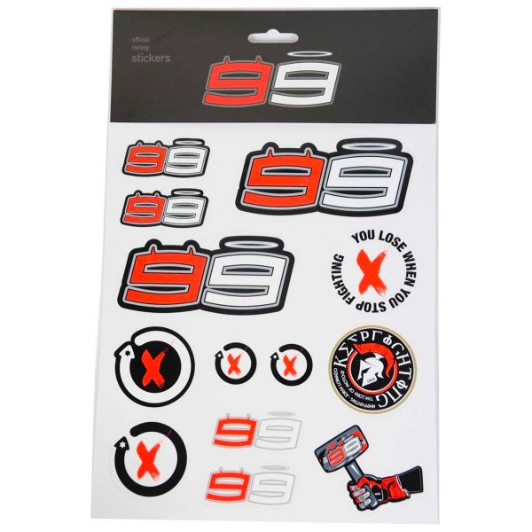 Stickers Jorge Lorenzo Stickers Big Lorenzo Multicolor