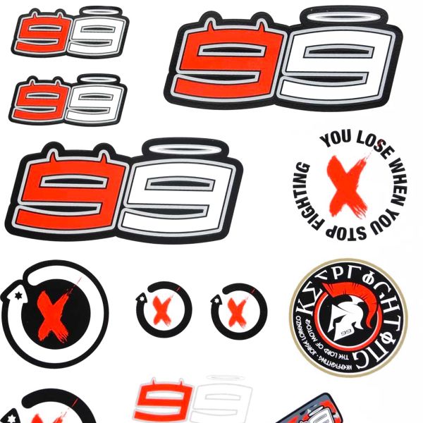 Jorge Lorenzo Stickers Big Lorenzo Multicolor