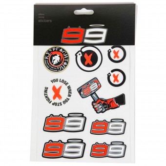 Motorcycle Accessories Jorge Lorenzo Stickers Small Lorenzo Multicolor