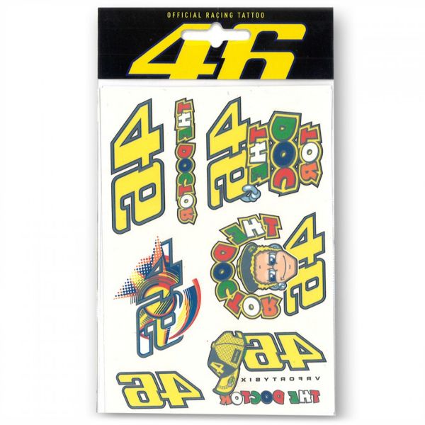 Motorcycle Accessories VR 46 Tattoo Set VR46