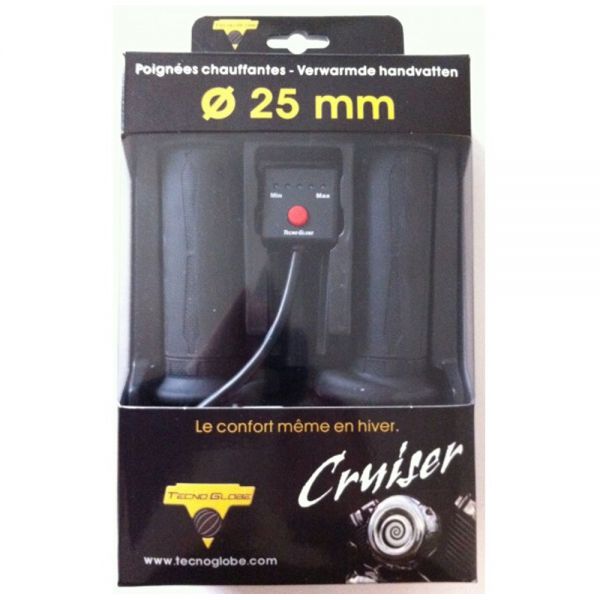 Grips Tecnoglobe TG Universal Cruiser Heated Grips 120mm - 25mm