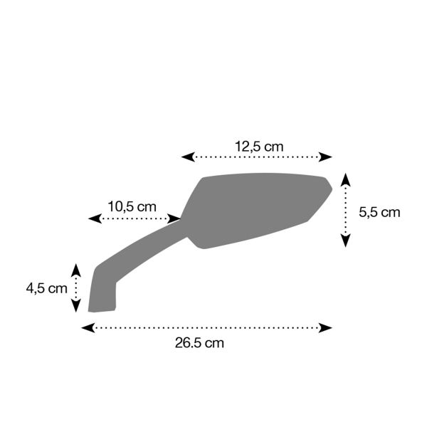 Chaft Twin Matt Black (The Pair)