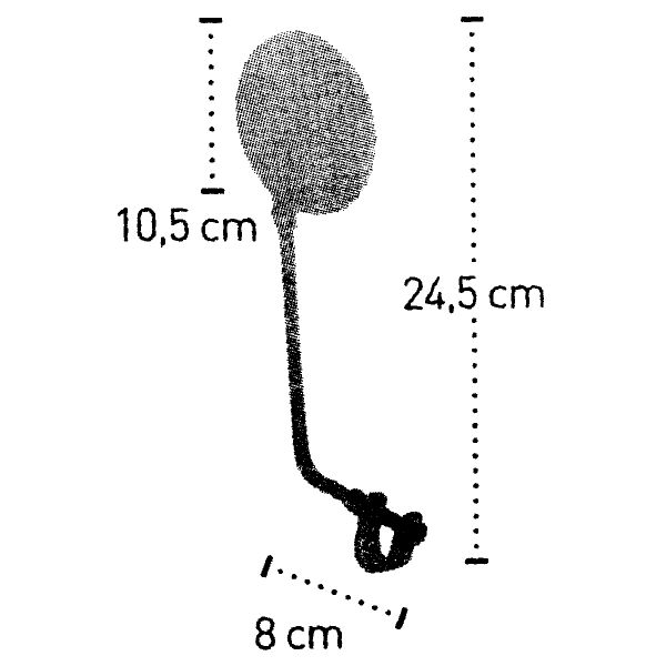 Chaft Mirror With Chrome Clamp