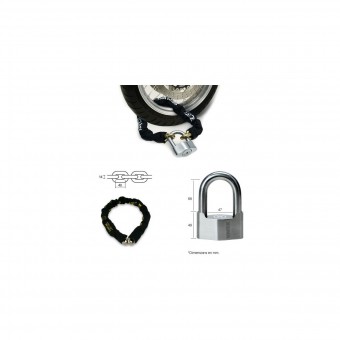 Xena Approved Mini U-Lock XSU-69 SRA + XC14 Chain Combo