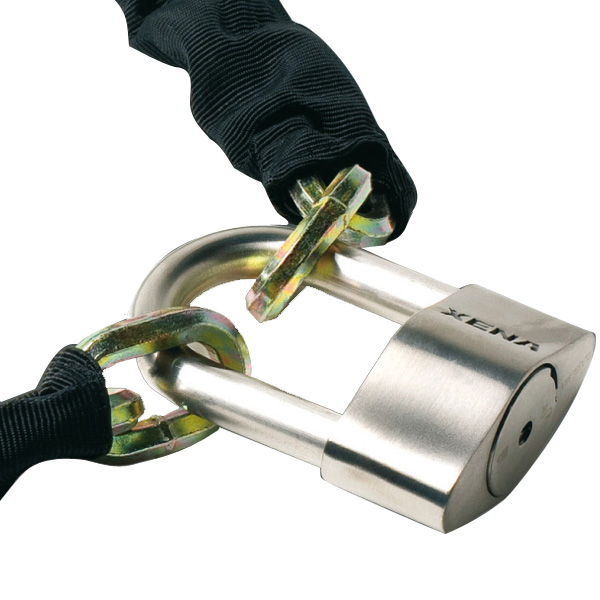 Motorcycle Accessories Xena Mini U-Lock XSU-69 SRA + Hexago Chain Combo