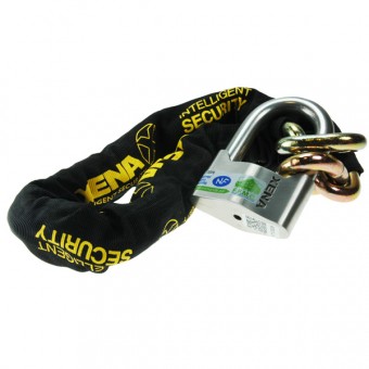 Motorcycle Accessories Xena Approved Mini U-Lock XSU-69 SRA + XC14 Chain Combo