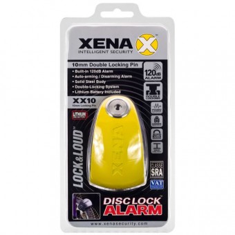 Xena Series XX 10 Yellow SRA Alarmed Disc Lock