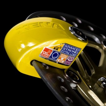 Xena Series XX 14 Yellow Alarmed Disc Lock