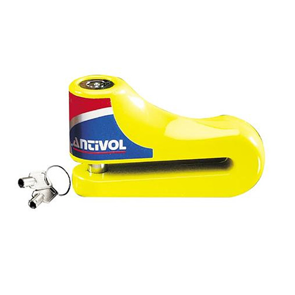 Disc Locks France Antivol Zamac Yellow - Pin De 10 Mm Disc Lock