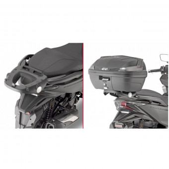 Top Box Mounting Kits Givi Monolock - Monokey SR1166 Honda Forza 125/300/ADV350 (15-22) Rack Top Box Mounting Kits Givi Monolock - Monokey SR1166 Honda Forza 125/300/ADV350 (15-22) Rack