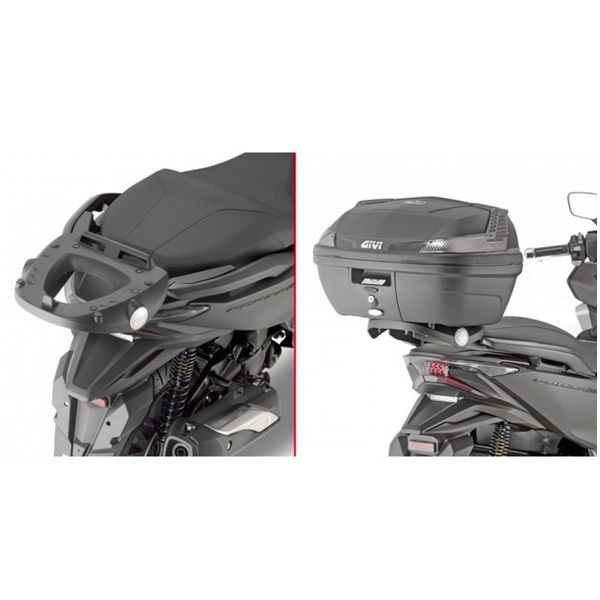 Top Box Mounting Kits Givi Monolock - Monokey SR1166 Honda Forza 125/300/ADV350 (15-22) Rack