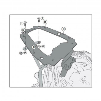 Givi Porte-casque pour Suzuki GSX-S 750 (17-) - 3113FZ