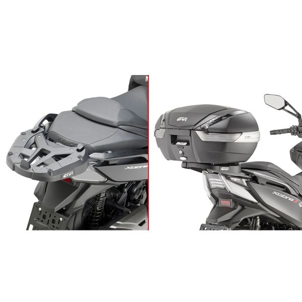 Top Box Mounting Kits Givi Monolock - Monokey Rack SR6112 Kymco Xciting S400i (18-21)