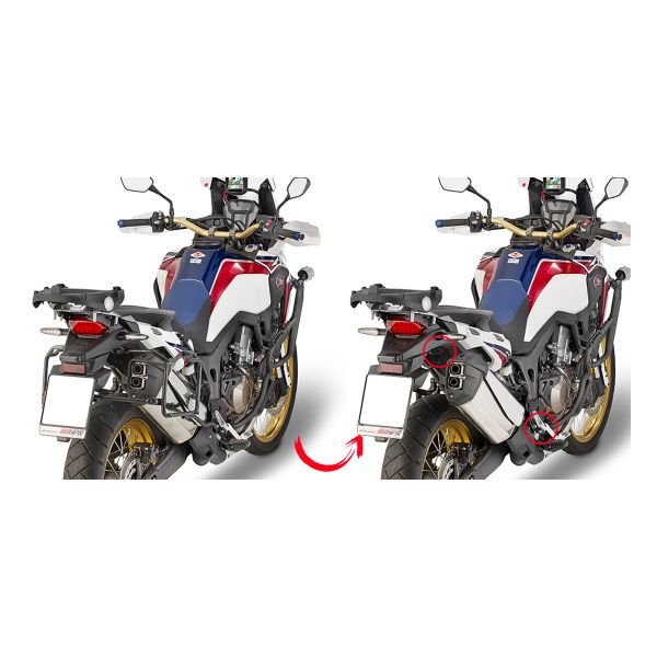 Pannier Mounting Kits Givi Pannier Quick Rack Removal PLR1144 Honda Africa Twin (16-17)