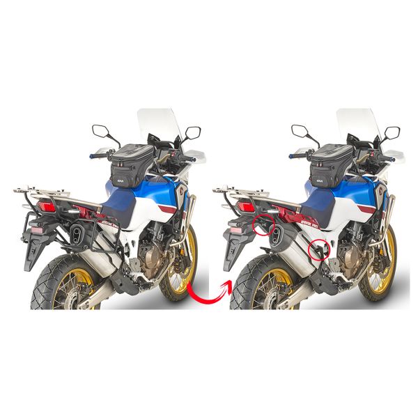 Pannier Mounting Kits Givi Pannier Quick Rack Removal PLR1161 Honda Africa Twin (18-19)