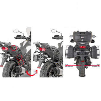 Pannier Mounting Kits Givi Pannier Quick Rack Removal PLR4126 Kawasaki Versys 1000 (19-20) Pannier Mounting Kits Givi Pannier Quick Rack Removal PLR4126 Kawasaki Versys 1000 (19-20)