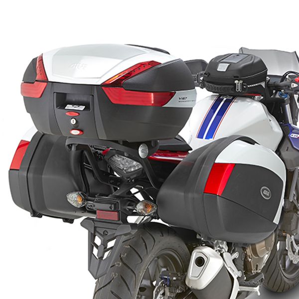 Puig 8722N Support De Plaque D'Immatriculation Noir – Honda CB500F / CBR500R 2016-2018 – Ajustable Et Homologué TÜV